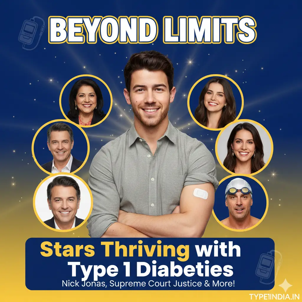 सीमाओं से परे: टाइप 1 डायबिटीज के साथ चमकते सितारे
